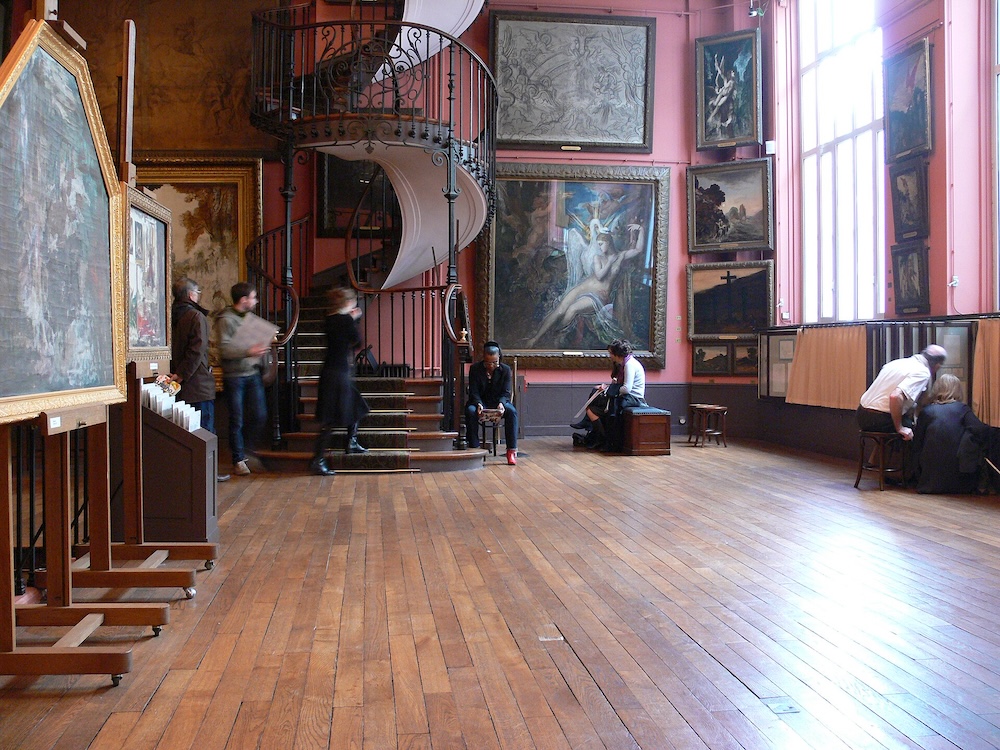 inside-the-musee-gustave-moreau-in-paris Spiral staircase inside the Musée Gustave Moreau in Paris