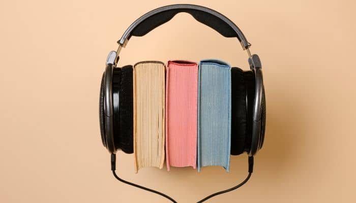 Books with headset