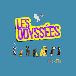 les odysses logo french podcast