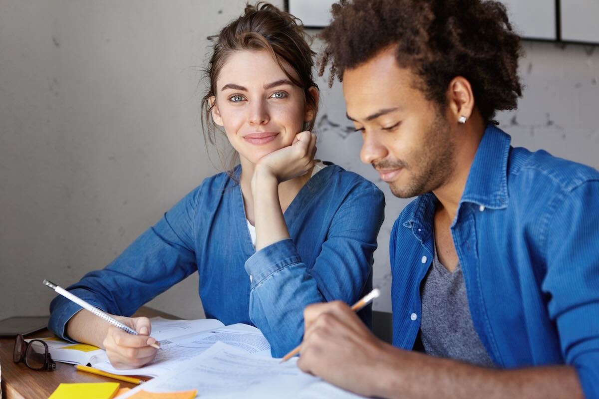 accepted-exams-and-certificates Students studying for a French language exam to meet residency and citizenship requirements in France.